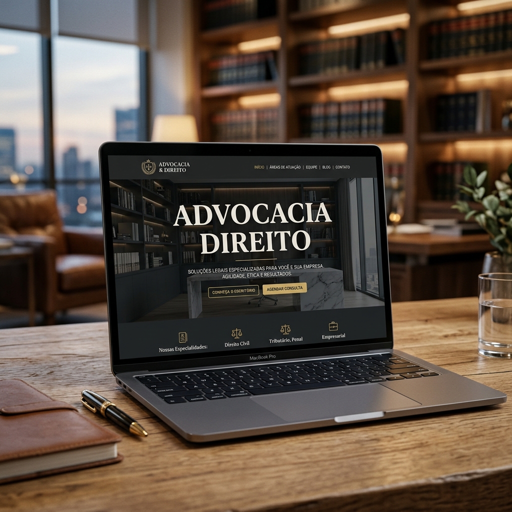 Mockup Site Advocacia